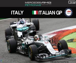 Puzzle Λιούις Χάμιλτον, ιταλικό Grand Prix 2016